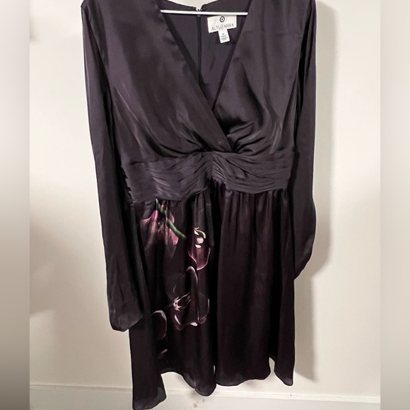 Altuzarra For Target Long Sleeve Purple Orchid Dress US 12 - Picture 5 of 8
